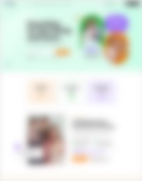 A colorful, illustrated webpage promoting a digital product.